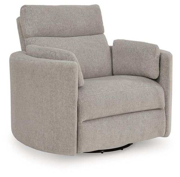 ModMax Luxe Swivel Glider Power Recliner Flint