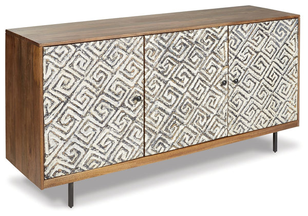 Kerrings Accent Cabinet Brown / Black / White