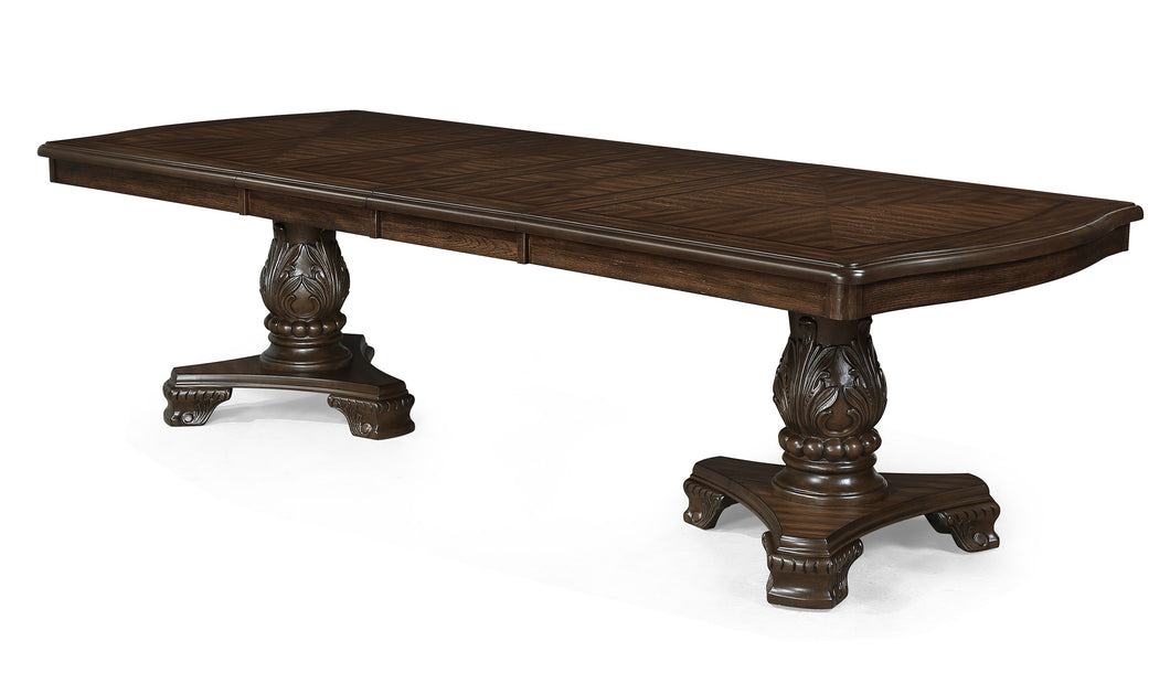 Kiera - Dining Table - Cherry Brown