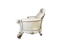 Vendom - Sofa - Champagne PU & Antique Pearl Finsih