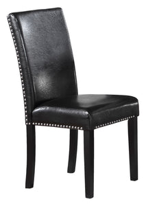 Varley - Nailhead Dining Chair (Set of 2) - Black