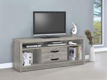 Burke 2-drawer Engineered Wood 59-inch TV Stand – Grey Driftwood
