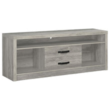 Burke 2-drawer Engineered Wood 59-inch TV Stand – Grey Driftwood