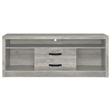 Burke 2-drawer Engineered Wood 59-inch TV Stand – Grey Driftwood