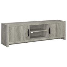 Burke 3-Piece TV Entertainment Center Fits 77-Inch TVs – Grey Driftwood