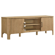 Rowe 65-inch 2-door Wood TV Stand Media Console – Light Oak