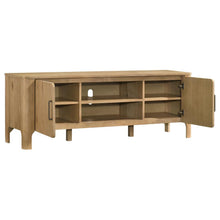 Rowe 65-inch 2-door Wood TV Stand Media Console – Light Oak