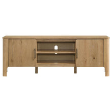 Rowe 65-inch 2-door Wood TV Stand Media Console – Light Oak