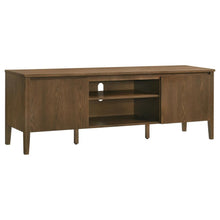Thori 63-inch 2-door TV Stand Media Console – Dark Brown
