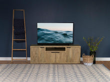 Tabby TV Stand for TVs up to 65 Inches with 4-Door Storage – Mango