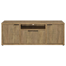Tabby TV Stand for TVs up to 65 Inches with 4-Door Storage – Mango