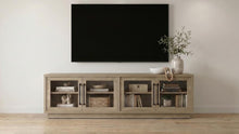 Medina 4-Door TV Stand for TVs up to 85 Inches – Latte
