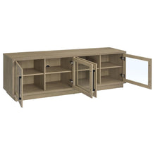 Medina 4-Door TV Stand for TVs up to 85 Inches – Latte