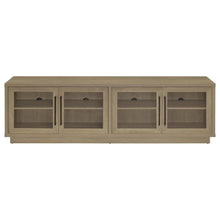 Medina 4-Door TV Stand for TVs up to 85 Inches – Latte