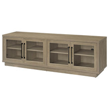 Medina 4-Door TV Stand for TVs up to 85 Inches – Latte