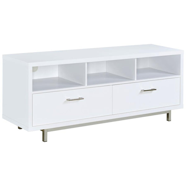 Casey 2-drawer Engineered Wood 60-inch TV Stand – White