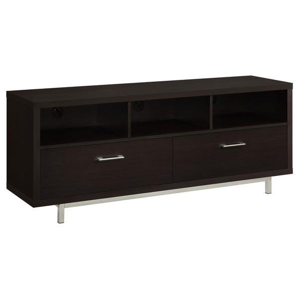 Casey 2-drawer Engineered Wood 60-inch TV Stand – Cappuccino