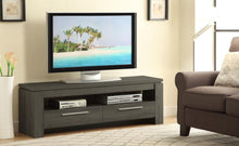 Elkton 2-drawer Engineered Wood 59-inch TV Stand – Weathered Grey