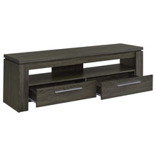 Elkton 2-drawer Engineered Wood 59-inch TV Stand – Weathered Grey