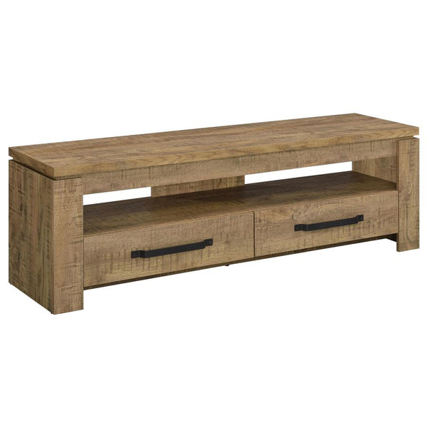 Elkton 2-drawer Engineered Wood 59-inch TV Stand – Mango