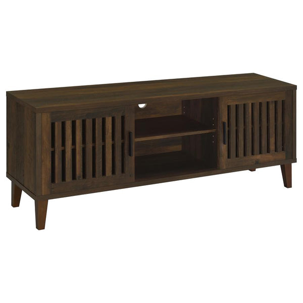 Sedona 2-door TV Stand for TVs up to 65 Inches – Dark Pine