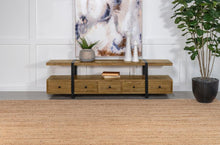 Otto 5-drawer Mango Wood 70-inch TV Stand Media Console – Brown