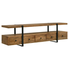 Otto 5-drawer Mango Wood 70-inch TV Stand Media Console – Brown