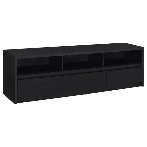 Rutland 78-inch 3-drawer TV Stand Media Console – Black