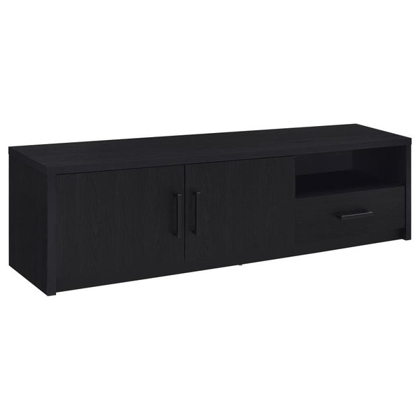 Murray 70-inch 2-door TV Stand Media Console – Black