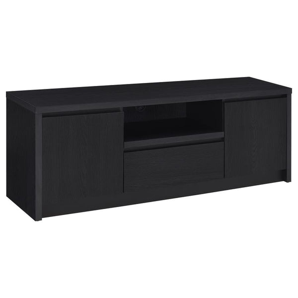 Winfield 60-inch 2-door TV Stand Media Console – Black