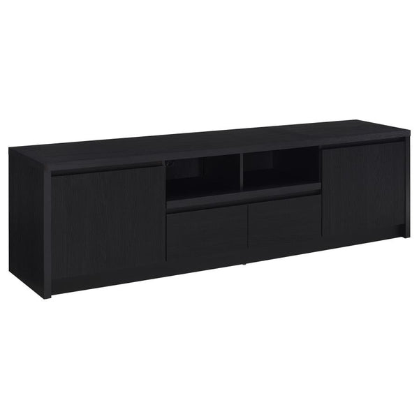 Winfield 78-inch 2-door TV Stand Media Console – Black