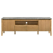 Bradley 63-inch 2-Door SmartTop TV Stand – Grey / Natural