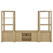 Laurelton 3-piece Entertainment Center TV Stand – Light Oak