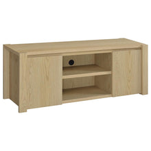 Laurelton 60-inch 2-door TV Stand Media Console – Light Oak