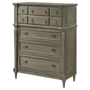 Alderwood - 5-Drawer Bedroom Chest - French Gray