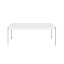 Otrac - Coffee Table - White & Gold Finish