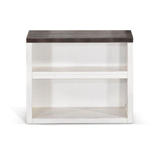 Carriage House - 30" Bookcase / Desk Base - Cottage White / Europen Dark