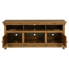 Payne 60-inch TV Stand Media Console – Distressed Brown
