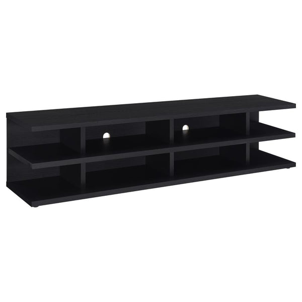 Cartmill 78-inch 2-tier TV Stand Media Console – Black