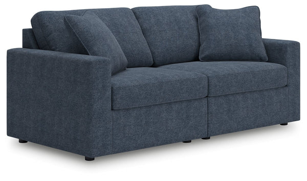 Modmax 2-Piece Sectional Loveseat Fabric Ink