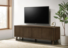 Trotter 71-inch 4-Door Wood TV Stand Media Console – Brown