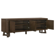 Trotter 71-inch 4-Door Wood TV Stand Media Console – Brown