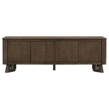 Trotter 71-inch 4-Door Wood TV Stand Media Console – Brown