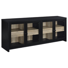 Denison 3-piece Entertainment Center 79-inch TV Stand – Black