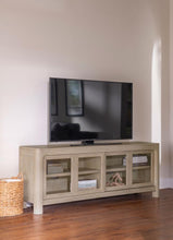 Solano 71-inch 2-door TV Stand Media Console – Weathered Mango