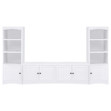 Laughlin 3-piece Entertainment Center TV Stand – White