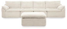 Fannin - 4-Piece Sectional With Ottoman - Ivory