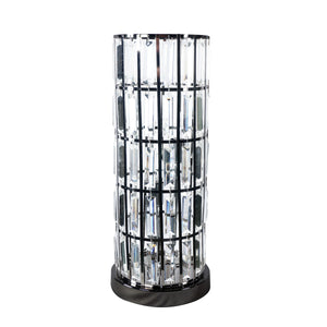 Column - Table Lamp Nickel - Black