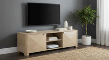 Marcelo 71-inch TV Stand Media Console – Light Elm