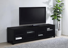 Sachin 4-door Engineered Wood 79-inch TV Stand – Black